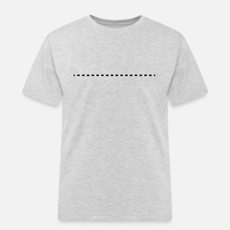 dashed_line_f1 - Männer Workwear T-Shirt - Grau meliert