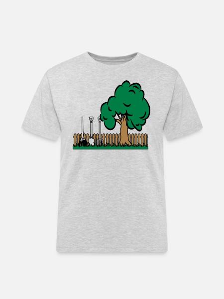 Garden baumgarten tools - Men's Workwear T-Shirt - heather grey