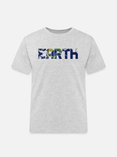 Earth - Erde - Men's Workwear T-Shirt - heather grey