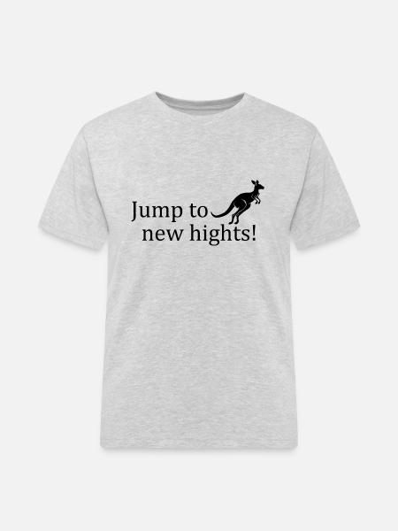 Jump to new hights - Men's Workwear T-Shirt - heather grey