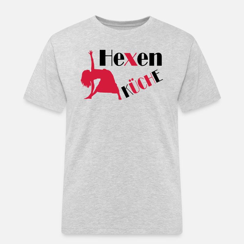 kochen - Männer Workwear T-Shirt - Grau meliert