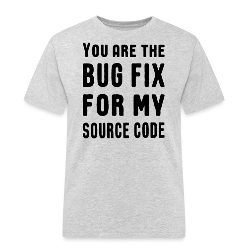 Programmierer Beziehung Liebe Source Code Spruch - Männer Workwear T-Shirt