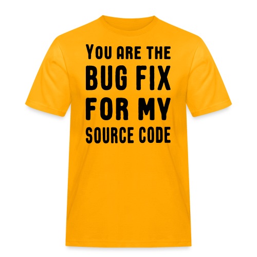 Programmierer Beziehung Liebe Source Code Spruch - Männer Workwear T-Shirt