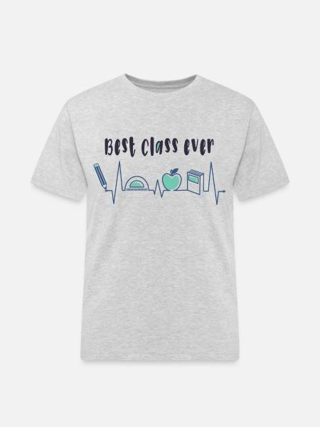 Best class ever - Men's Workwear T-Shirt - heather grey