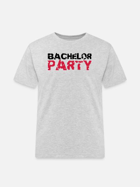 Bachelor Party Stempel Design - Men's Workwear T-Shirt - heather grey