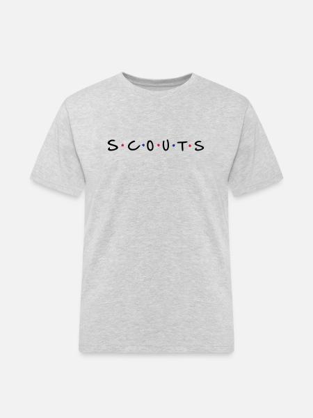 Scouts - Männer Workwear T-Shirt - Grau meliert