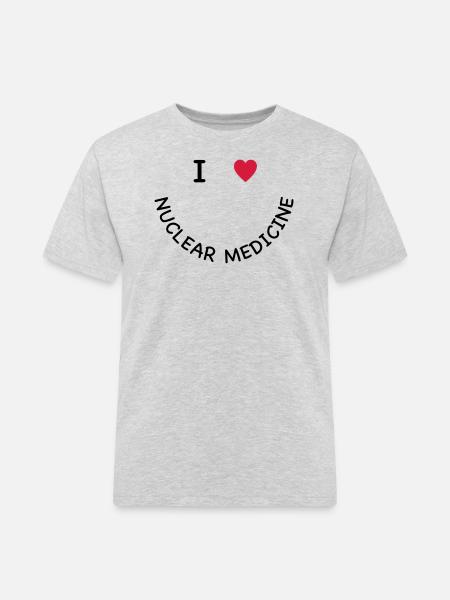 I love nuclear medicine - Men's Workwear T-Shirt - heather grey