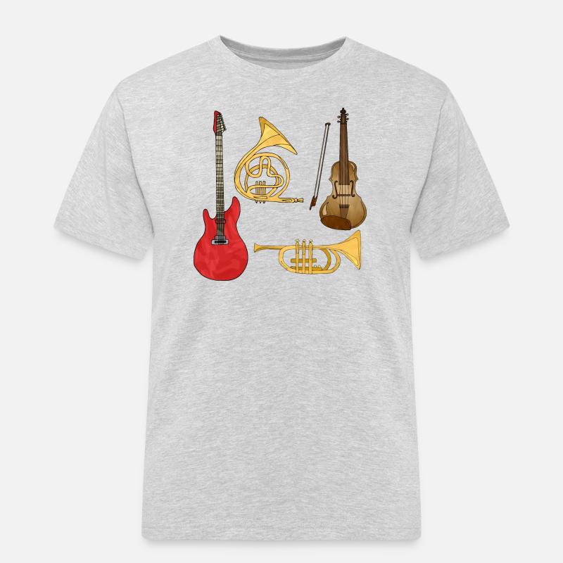 Musical instruments - Men's Workwear T-Shirt - heather grey