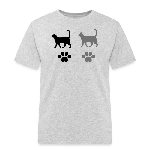 2 chats qui se suivent - T-shirt Workwear homme