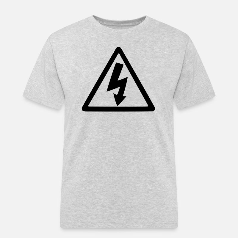Blitz - Männer Workwear T-Shirt - Grau meliert