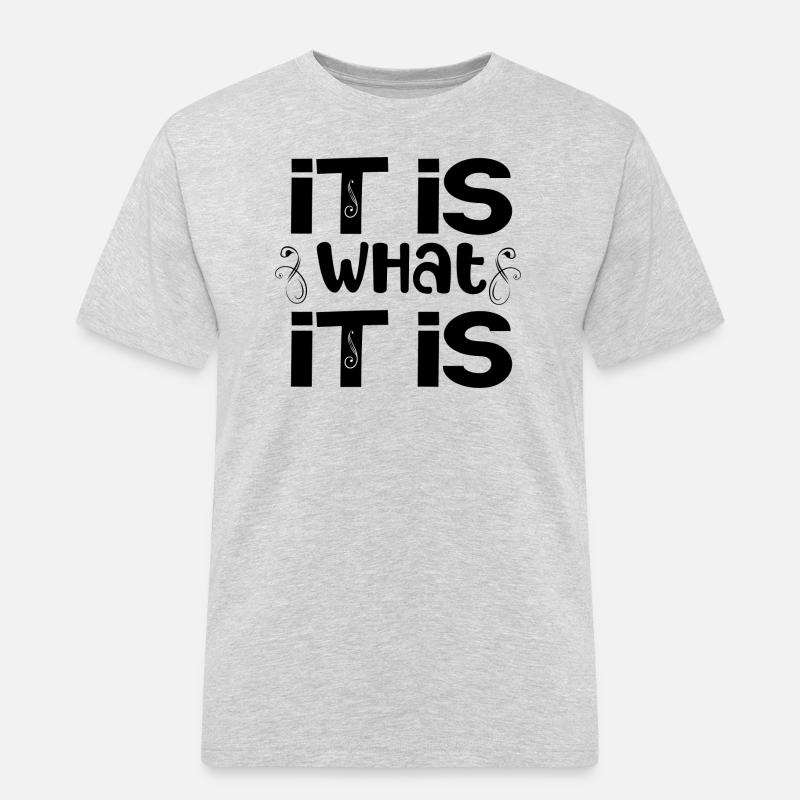 c’est ce que c’est - T-shirt Workwear homme - gris chiné