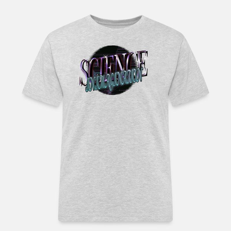 creative expression imagination exploration - Männer Workwear T-Shirt - Grau meliert