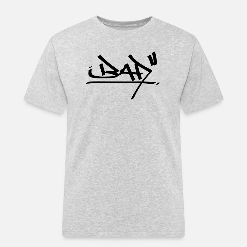 graffiti bad 01 - Männer Workwear T-Shirt - Grau meliert