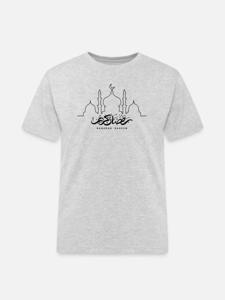 Ramadan Kareem/Islamic motif - Men's Workwear T-Shirt - heather grey