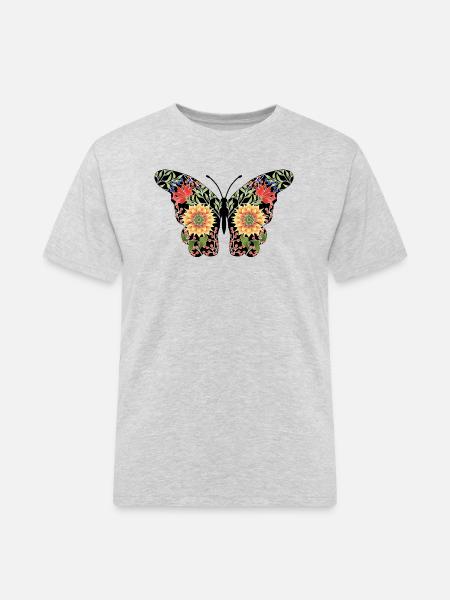 Papillon - T-shirt Workwear homme - gris chiné