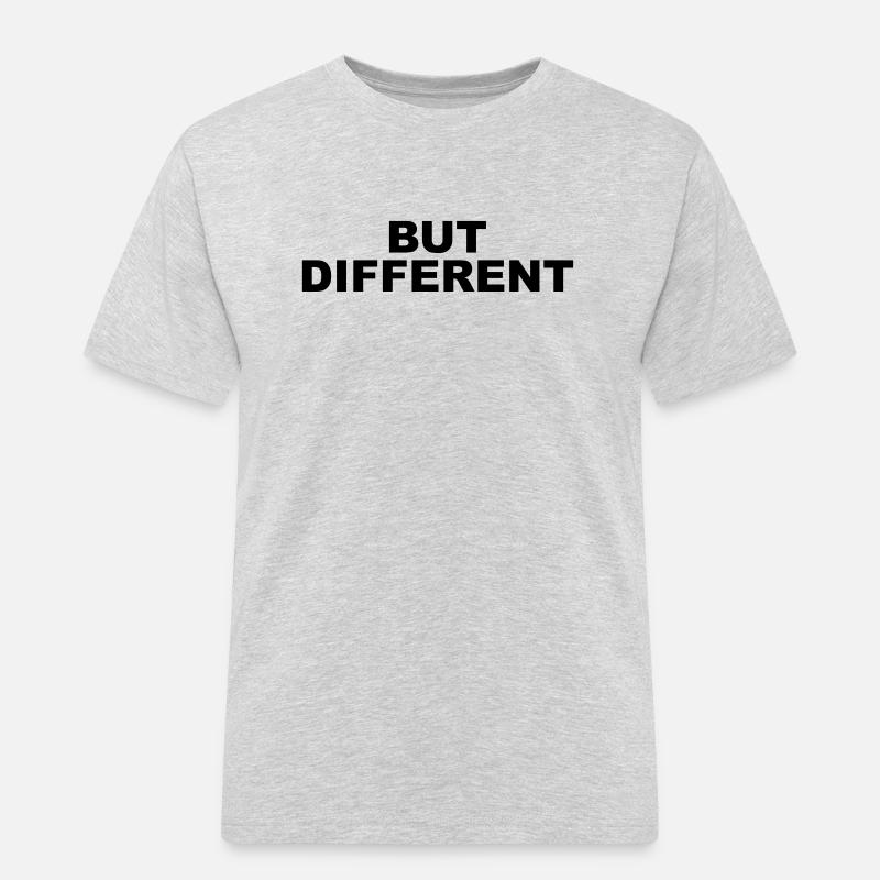 Same Same but different - Männer Workwear T-Shirt - Grau meliert