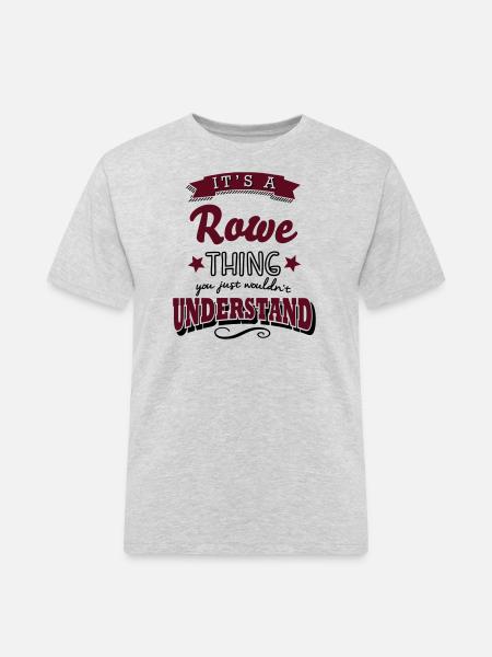 its a rowe name surname thing - Men's Workwear T-Shirt - heather grey