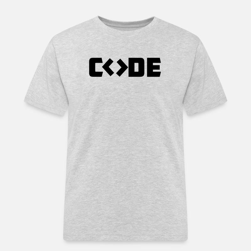 Programmer Code - Men's Workwear T-Shirt - heather grey