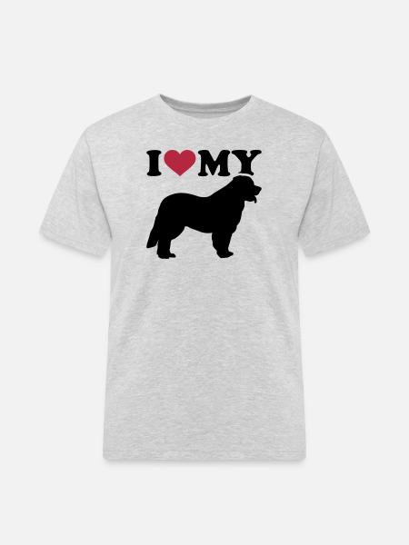 Leonberger - T-shirt Workwear homme - gris chiné