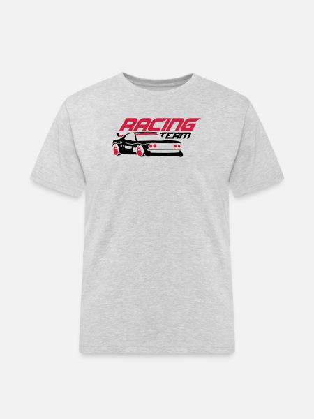 Racing Team Car - Men's Workwear T-Shirt - heather grey