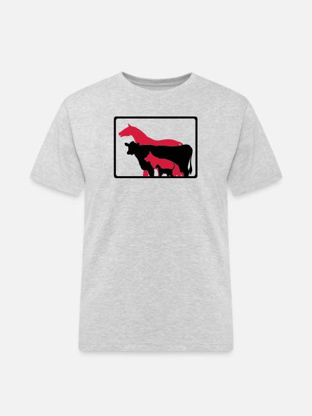 karriere_tierarzt - Männer Workwear T-Shirt - Grau meliert