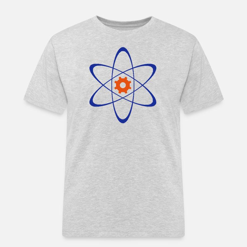 Fachschaft Physik+Technik Uni DuE - Männer Workwear T-Shirt - Grau meliert