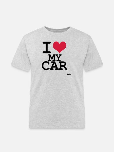 car - Men's Workwear T-Shirt - heather grey