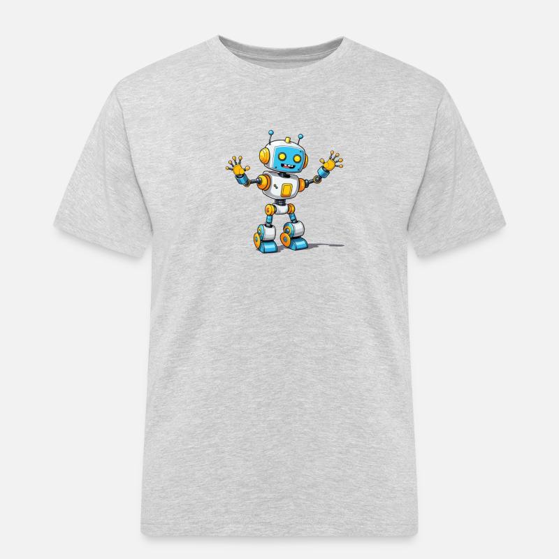 Motivation Algorithm - Männer Workwear T-Shirt - Grau meliert