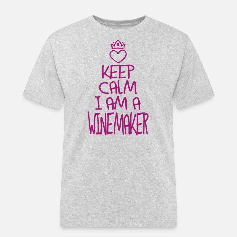 Best Winzer ever Winzer Geschenk - Männer Workwear T-Shirt - Grau meliert