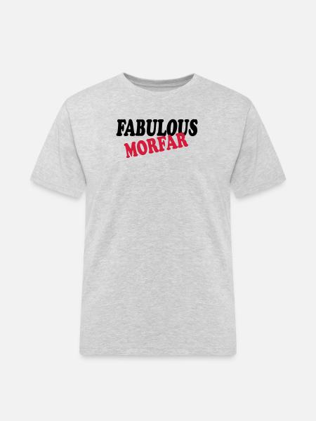 Fabulous morfar 111 - Men's Workwear T-Shirt - heather grey