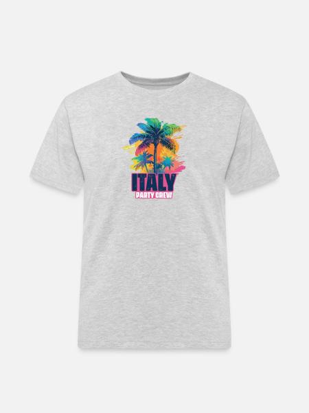 Italy Party Crew Holidays - Men's Workwear T-Shirt - heather grey