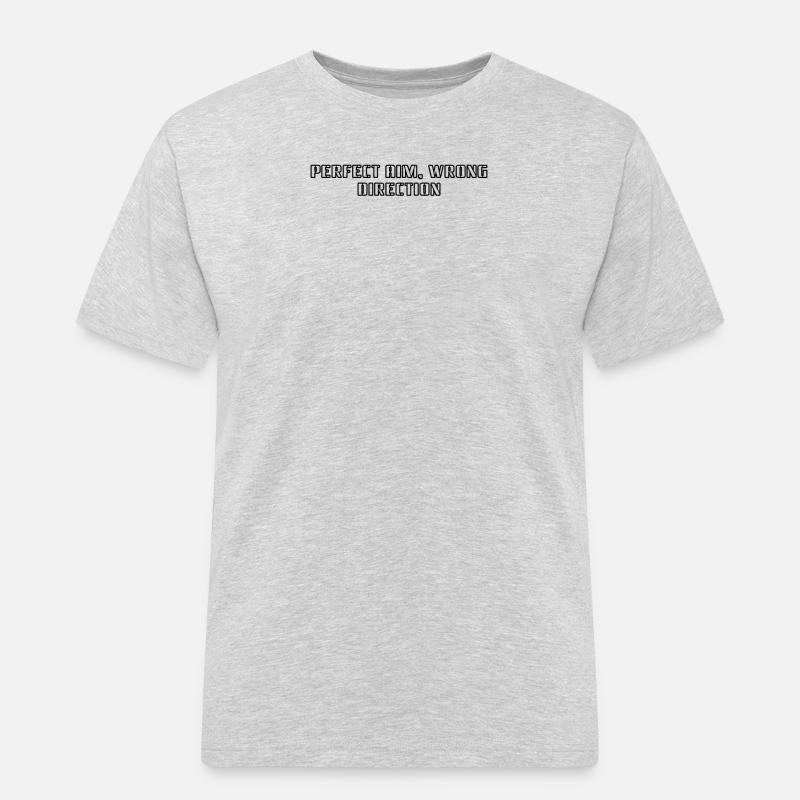 Bowling - Perfect aim, wrong direction - Men's Workwear T-Shirt - heather grey