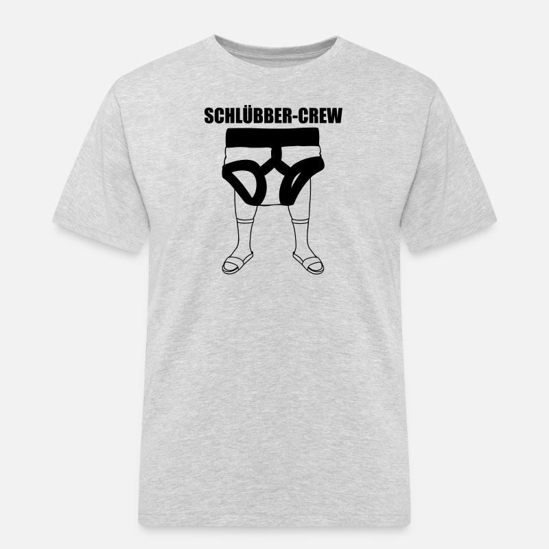 weisseSocken - Männer Workwear T-Shirt - Grau meliert