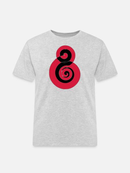Spiral Black Soulfly - Men's Workwear T-Shirt - heather grey
