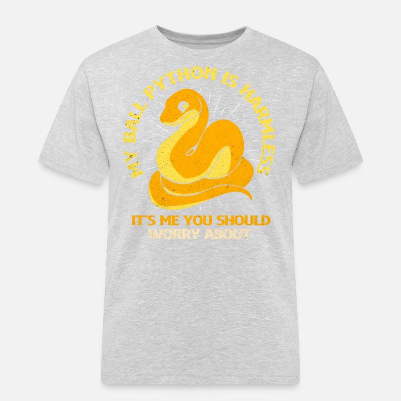 Python - Männer Workwear T-Shirt - Grau meliert