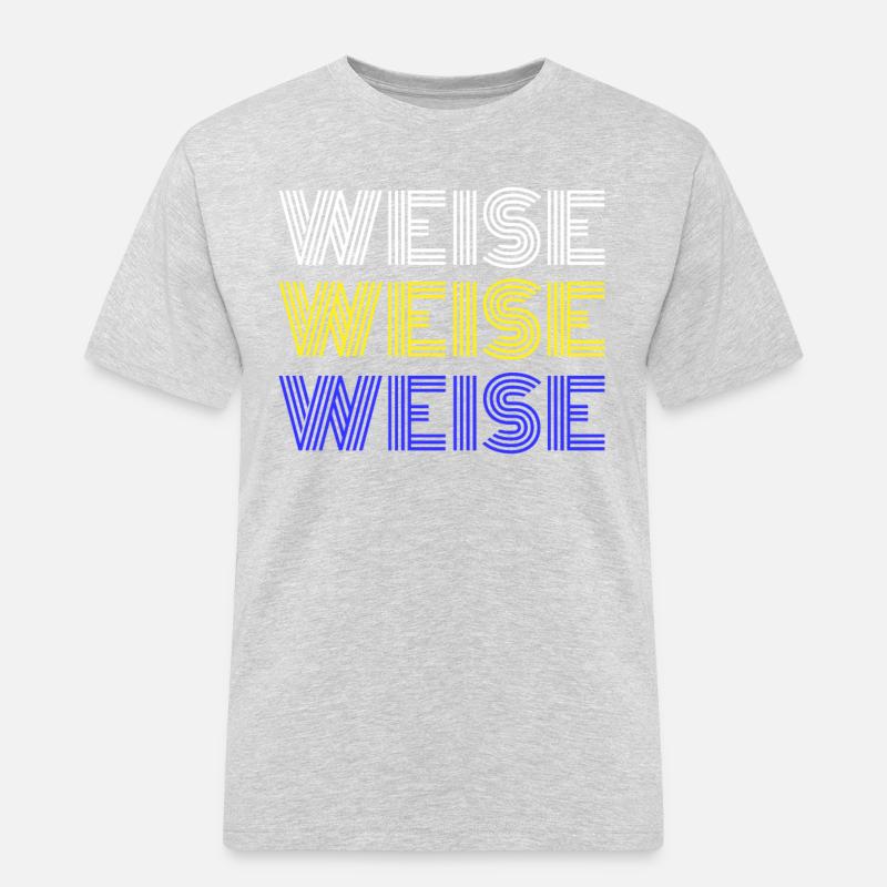 Klugscheisser Klugscheißer Klugscheiser - Männer Workwear T-Shirt - Grau meliert