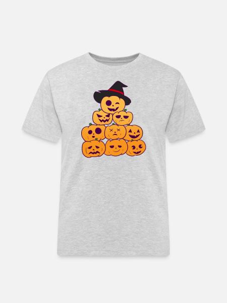 Pumpkins - Men's Workwear T-Shirt - heather grey