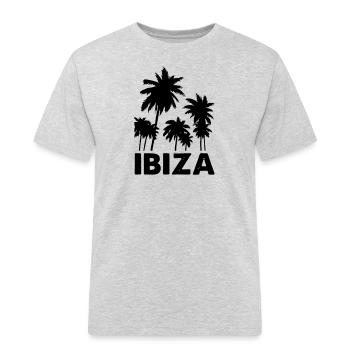 Ibiza - T-shirt Workwear homme - gris chiné - Devant - AI Model Male 185 dark (185cm)