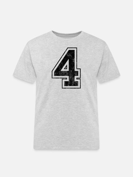 Numéro 4 - T-shirt Workwear homme - gris chiné