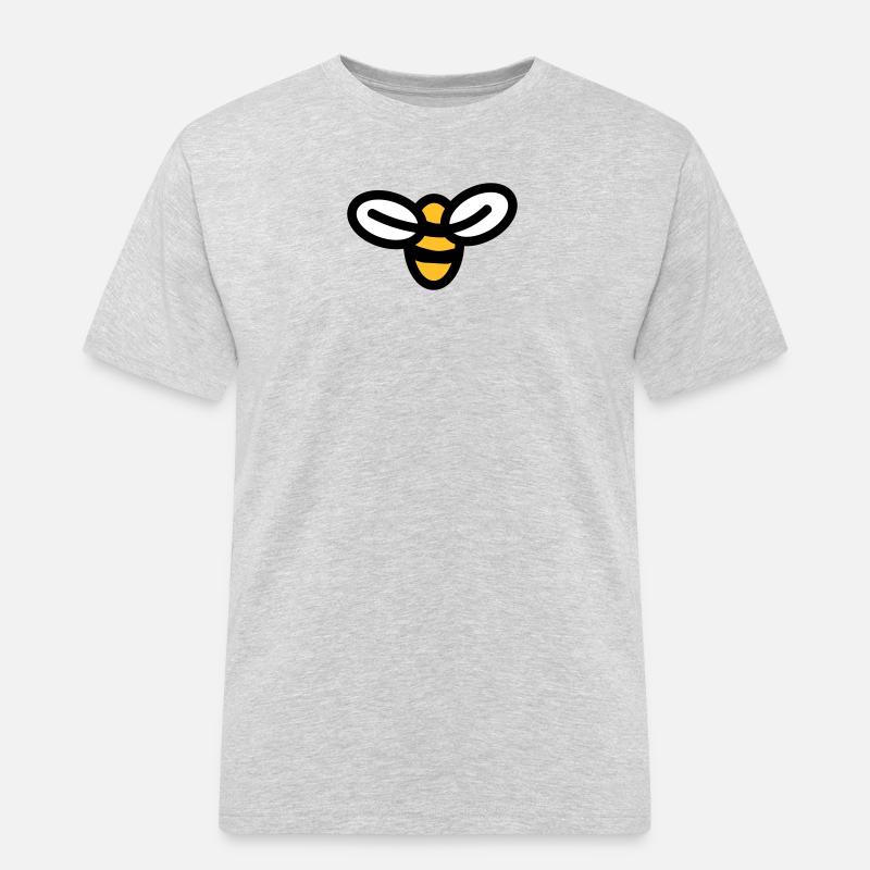 Bee - Männer Workwear T-Shirt - Grau meliert