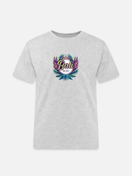Bali 2025 Team - Men's Workwear T-Shirt - heather grey