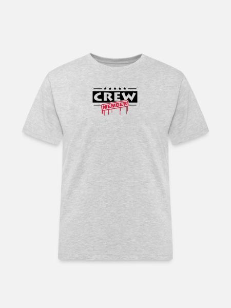 Crew Member - Men's Workwear T-Shirt - heather grey