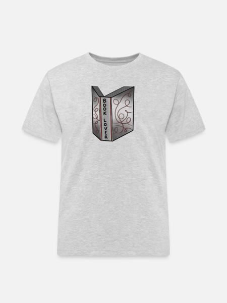 Book Lover - Men's Workwear T-Shirt - heather grey