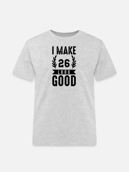 look good 26 - Men's Workwear T-Shirt - heather grey