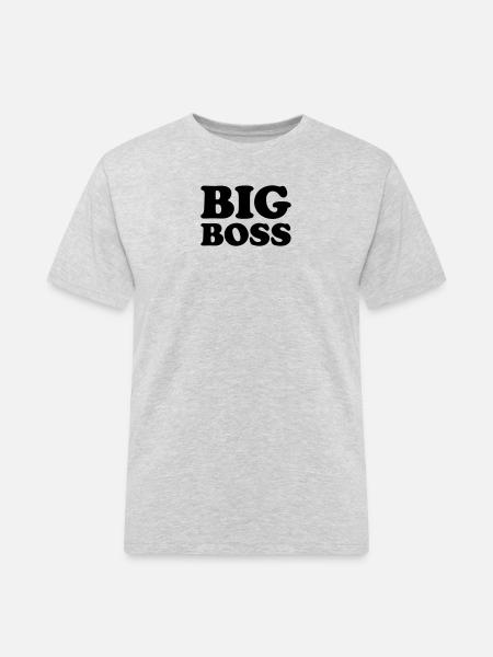 Big Boss - T-shirt Workwear homme - gris chiné