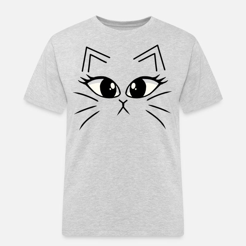 Kätzchen Katze Katzen - Männer Workwear T-Shirt - Grau meliert