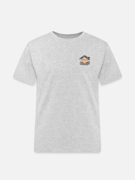 Die Wilden Kerle Logo Stick - Männer Workwear T-Shirt - Grau meliert