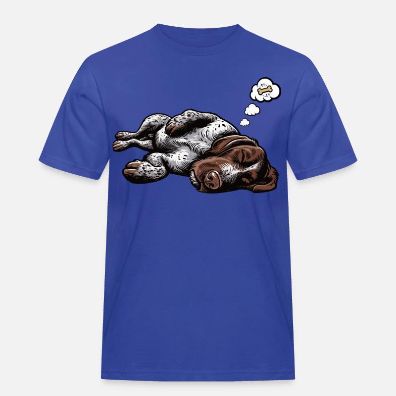 Deutsch Drahthaar Deutsch-Drahthaar Besitzer - Männer Workwear T-Shirt - Royalblau