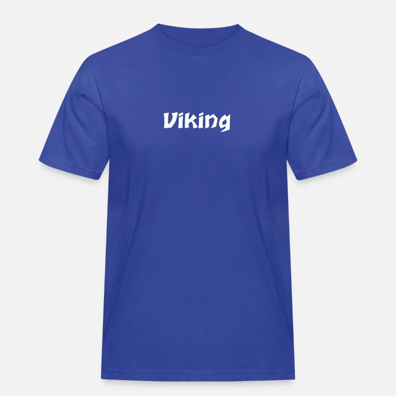 Wikinger - Männer Workwear T-Shirt - Royalblau