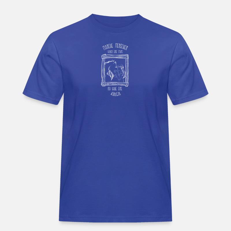 Pferde Stute - Männer Workwear T-Shirt - Royalblau